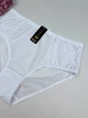 Прозорі трусики сліпи «Соти» з мереживом 0734, 3XL (ОС 120-130), Білий - зображення 2