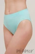 Трусики-сліпи безшовні Giulia Slip Basic TANAGER TURQUOISE S/M Блакитні - зображення 1