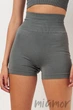 Шорты бесшовные с эффектом пуш-ап GIULIA Shorts Shape POPPY SEED S/M Темно-серые - изображение 1