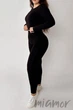 Легинсы бесшовные большого размера InSecret Leggings Basic Sport Black 4XL Черные - изображение 3