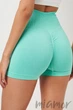 Шорты бесшовные с эффектом пуш-ап GIULIA Shorts Shape MINT L/XL Мятные - изображение 2