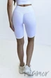Велосипедки-шорти безшовні в рубчик GIULIA TRACKS RIB SHAPE White S/M Білі - зображення 4