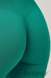 Велосипедки-шорти безшовні в рубчик GIULIA TRACKS RIB SHAPE EMERALD L/XL Смарагдові - зображення 3