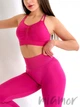 Топ спортивный бесшовный InSecret Top Define Seamless FUCHSIA FEDORA L Фуксия - изображение 3
