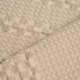 Ткань вафельная Пике Tencel 240 см 240 гр/м2, вискоза, натуральная, для полотенец, халатов и пледов мокко м.п. - изображение 3