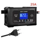 HTRC P25 – зарядное устройство 12 V/24 V, 25 А, импульсная зарядка и восстановление для свинцово-кислотных, литиевых и LiFePO4 - изображение 2