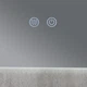 Зеркало Qtap Taurus (TA1) 800×700 мм с LED-подсветкой Touch, с антизапотеванием, с диммером, рег. темп. цвета (3000-6500K) QTTAU80070048954 - изображение 4