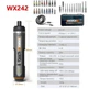 Акумуляторна викрутка Worx WX242 4V 2000mAh + 30 біт, 320 об/хв, 8 Нм, USB-C, 6.35 мм, LED, реверс - зображення 2