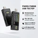 USB тестер FNIRSI FNB58 Black, PD, QC5.0, Type-C, вимірювання напруги, струму, ємності (mAh), потужності (W), аналіз зарядки - зображення 1