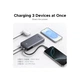 Батарея універсальна Ugreen 20000mAh 45W with Built-in Cable (PB536 55988B) - зображення 2