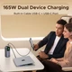 Батарея универсальная Ugreen 20000mAh 165W with Retractable Cable (PB726 55987B) - изображение 10