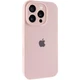 Чохол Silicone Case Full Camera Protective (AA) для Apple iPhone 16 Pro Max (6.9") Рожевий / Chalk Pink - зображення 1