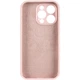 Чохол Silicone Case Full Camera Protective (AA) для Apple iPhone 16 Pro Max (6.9") Рожевий / Chalk Pink - зображення 4