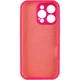 Чохол Silicone Case Full Camera Protective (AA) для Apple iPhone 16 Pro Max (6.9") Рожевий / Barbie pink - зображення 4