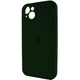 Чохол силіконовий Full Silicone Case for iPhone 14 Dark Green (з захистом камери) - изображение 3