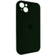 Чохол силіконовий Full Silicone Case for iPhone 14 Dark Green (з захистом камери) - изображение 4
