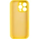 Чохол Silicone Case for iPhone 14 Pro Yellow (з захистом камери) - зображення 2