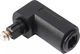 Адаптер оптичний Cablexpert Toslink - Toslink (M/F) кутовий (A-OPTL-01) - изображение 1