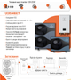 Тепловий насос AXIOMA energy AXHP-EVIDC-18S-3+EVI split (OU+IU) - зображення 2