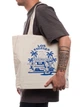 Сумка на плечо шоппер New Era Graphic Tote Bag - Ivory / Blue Azure - изображение 3