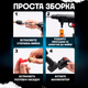 Портативная аккумуляторная ручная автомойка высокого давления для машины в кейсе + 2 аккумулятора Беспроводная - изображение 8