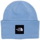 Шапка зимняя унисекс The North Face Big Box Cuffed Beanie Cornflower Blue NF0A85CW1I5 - изображение 1