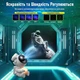 Лазерный ночник-проектор звездного неба сидячий с луной LOW Astronaut 10 с пультом - изображение 5