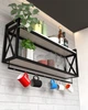 Полка настенная в стиле лофт EcoLoft WallNest DSP-1427-2 Дуб Кортона - изображение 3