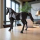 Элегантная фигура лошади в стиле Low Poly - Скульптура лошадь современный декор для дома и офиса - изображение 5