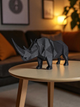 Rhino Sculpture — геометрическая фигура носорога | современный декор в стиле Loft & Modern - изображение 6
