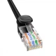 Кабель Baseus Высокоскоростной CAT5 Гигабитный Ethernet RJ45 (2 м) black - изображение 4
