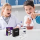 Детский портативный карманный микроскоп BEBANG Mini Lab Компактный карманный мини микрофон для детей белый - изображение 5
