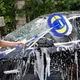 Швабра с телескопической ручкой для мойки авто синяя - изображение 14
