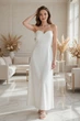 Вечернее белое корсетное платье FashionYouWant XL белый 43455953 - изображение 2