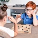 Настільна сімейна гра Магнітний бій шахи шашки Magnetic Chess Battle логічна головоломка розвиваюча для дітей, дорослих, компанії преміум якості 20 магнітів з дерев'яним полем дерев'яні ігри - зображення 3