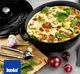 Сотейник чавунний Kela Calido 28 см з кришкою 3,2 л чорний 12468 - зображення 4