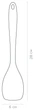 Кухонная лопатка Vinzer Culinary 28 см 50666 - изображение 3