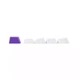 Ігрова магнітна клавіатура AULA HERO 84 HE White-Purple (75%), RGB, Hall Effect, регульована точка спрацювання, USB, біло-фіолетова - зображення 4
