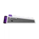 Ігрова магнітна клавіатура AULA HERO 84 HE White-Purple (75%), RGB, Hall Effect, регульована точка спрацювання, USB, біло-фіолетова - зображення 5