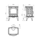 Чавунна піч Dovre 540 W - зображення 2