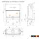 Каменная топка SAVEN Balance Up 110x50 Black (15,0 kW) ECO - изображение 7