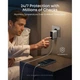 Зарядний пристрій Anker 2xUSB-C PD100W + 1xUSB GaN w Display + cable USB-C silver (B121BG41) ANKER B121BG41 972272 - зображення 7