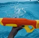 Водный электрический бластер Thunder с автоматическим набором воды аккумуляторный Оранжевый - изображение 3