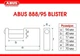 Замок навісний напівзакритий Abus 888/95 - зображення 3
