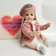 Реалістична Кукла Реборн 55 см повністю силіконова Doll Reborn Baby Born К0100307 - зображення 7