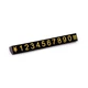 Набор пластиковых ценников Lesko SJX-HDY-XH-0-9 Black + Gold с цифрами 100 шт на витрину - изображение 2