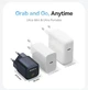 Сетевое зарядное устройство 45W Baseus PicoGo GaN6 Type-C Fast Charger быстрая зарядка QC3.0/PD3.0 P10176800123-00 Black - изображение 9