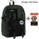 Рюкзак школьный GoPack Education Teens GO26-2500L-4 хаки + карандаши Kite 18 цветов (996057) - изображение 1
