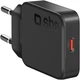 Ładowarka sieciowa SBS Ultra-Slim 20W PD USB-C Black (TETRGAN1C20SLIM) - obraz 1