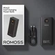 Повербанк ROMOSS PEA27S PRO, 27000mAh 65W Pro для швидкого заряджання смартфонів, ноутбуків і планшетів - зображення 3